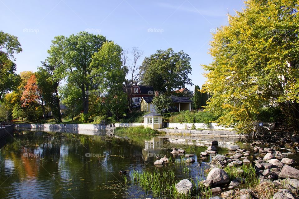 autumn in Norrtälje, Sweden