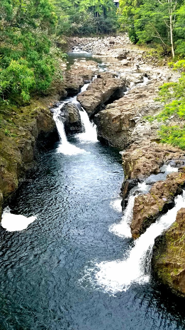 Hawaiian islands landscape