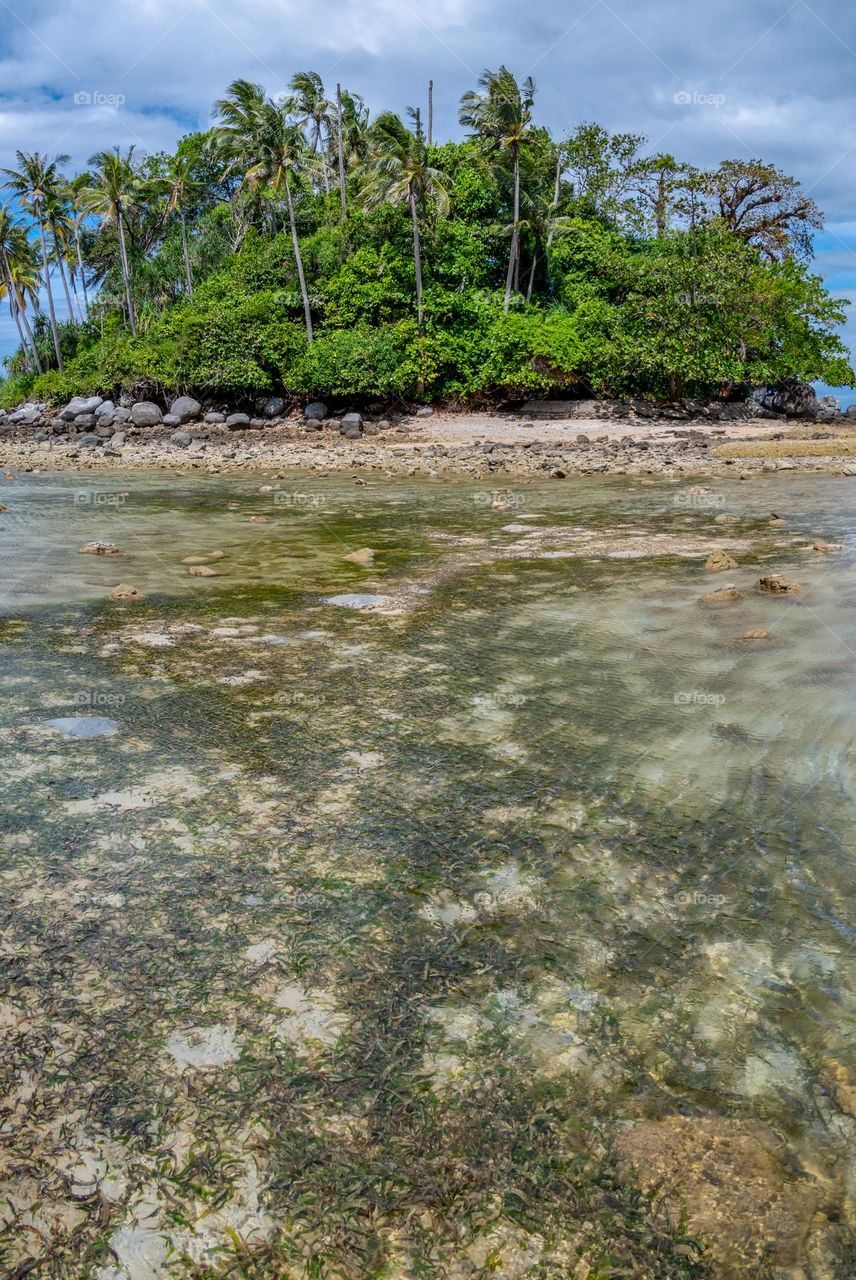 The small cute island in Phuket Thailand