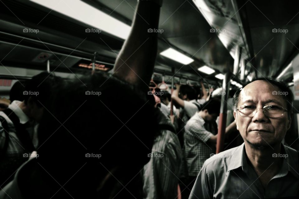 China Subway Riders
