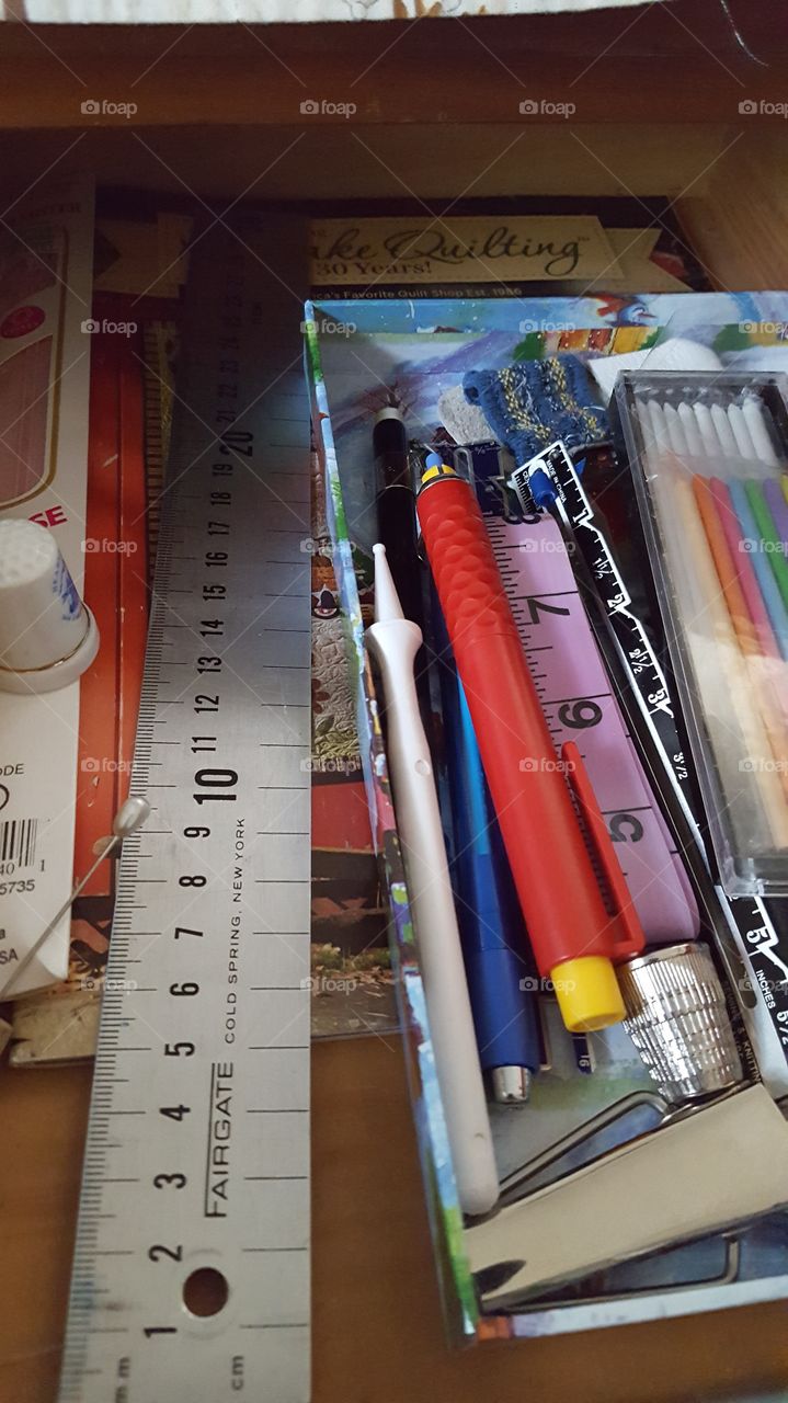 craft junk drawer