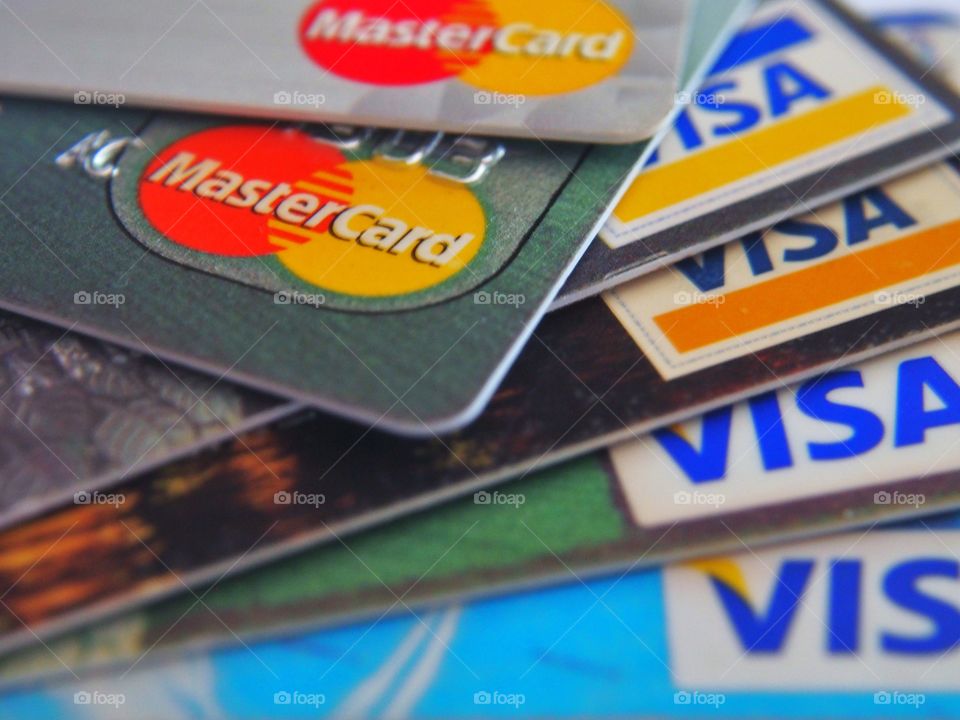 Visa and Master credit cards