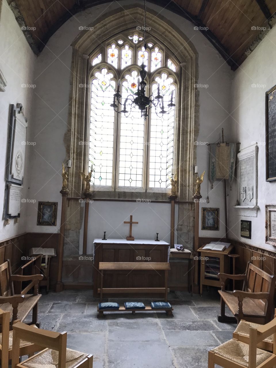 A small chapel of quiet distinction within St Mary’s Church in Burton Bradstock in Dorset.