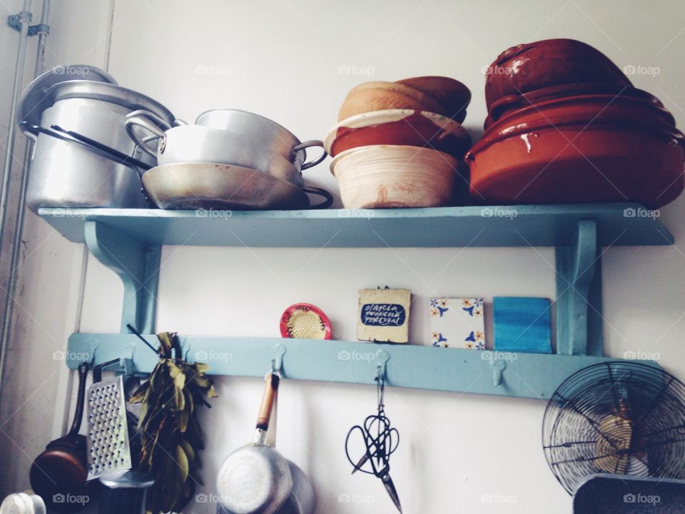 No Person, Shelf, Indoors, Container, Kitchenware