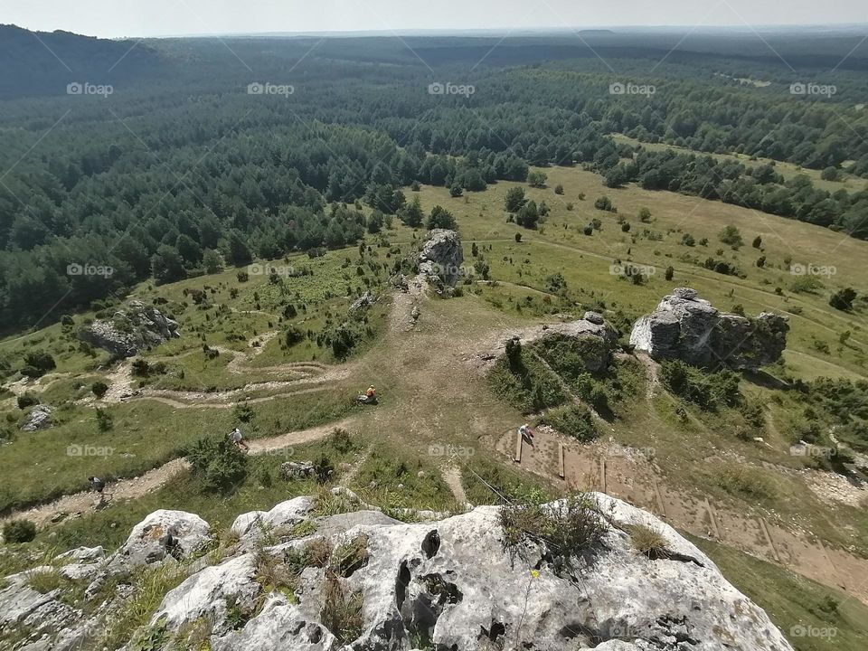 Widok że skałek