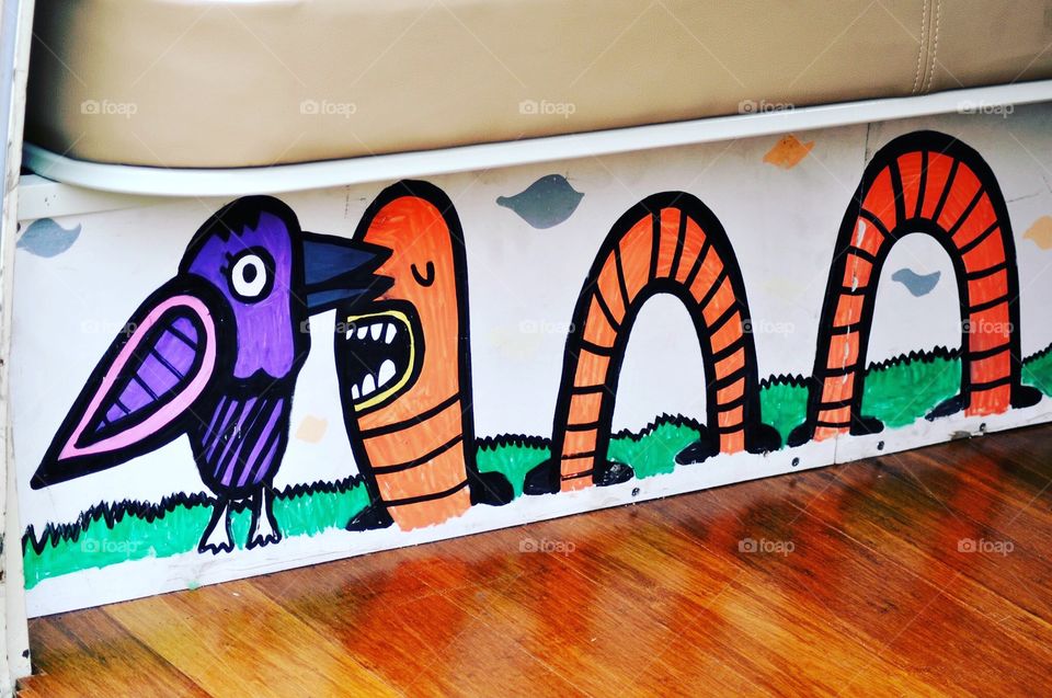 Graffiti worm