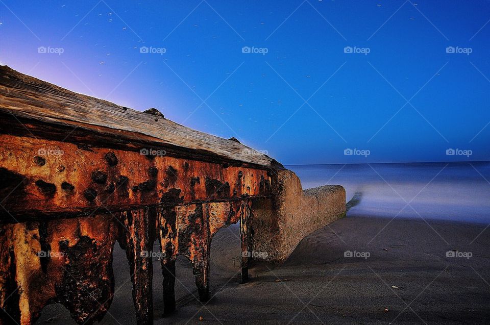 Malibu rustic old pier