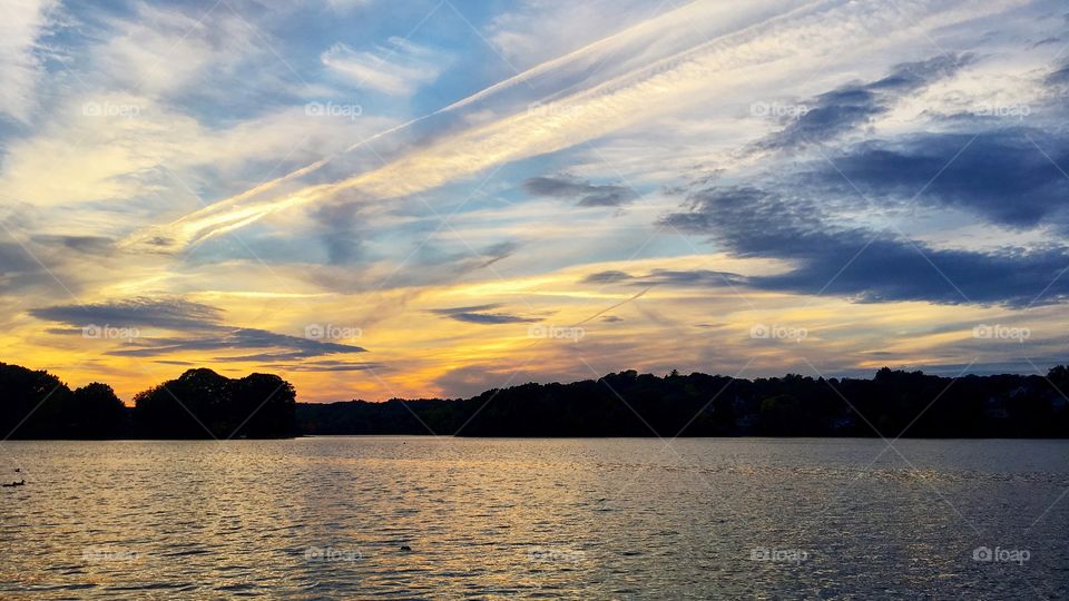 Spy Pond Sunset 