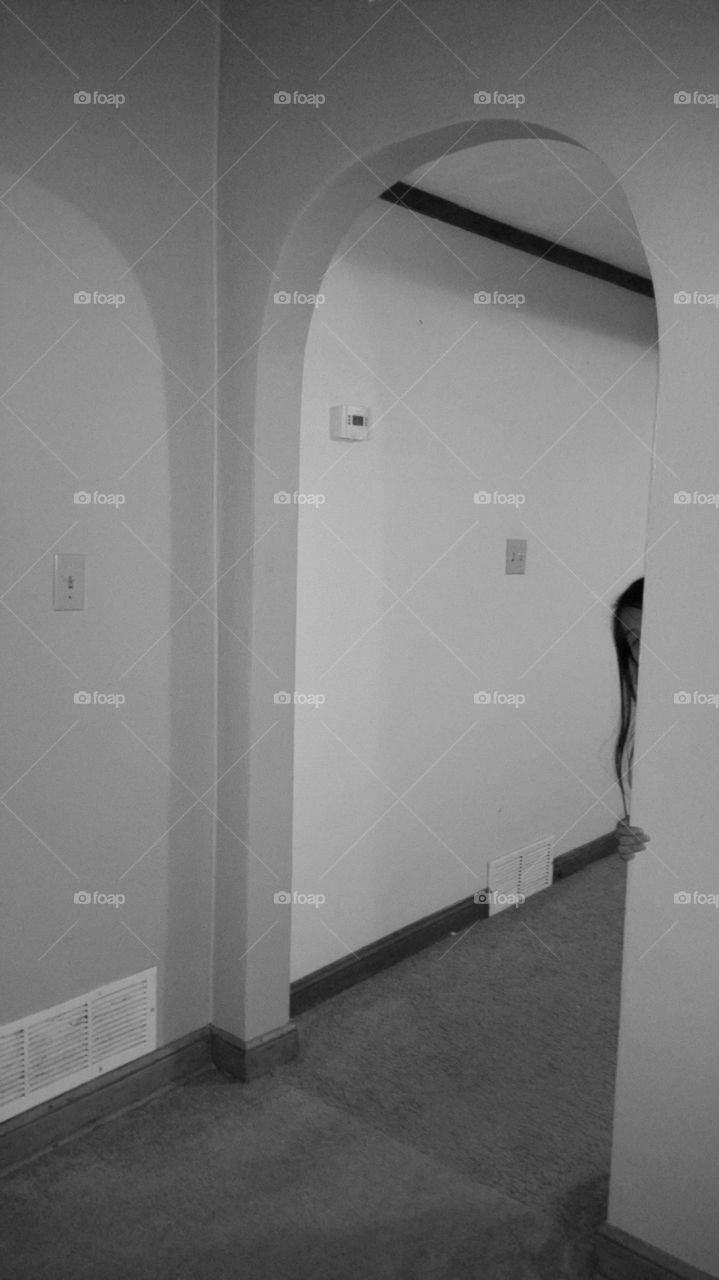 playing hide and seek