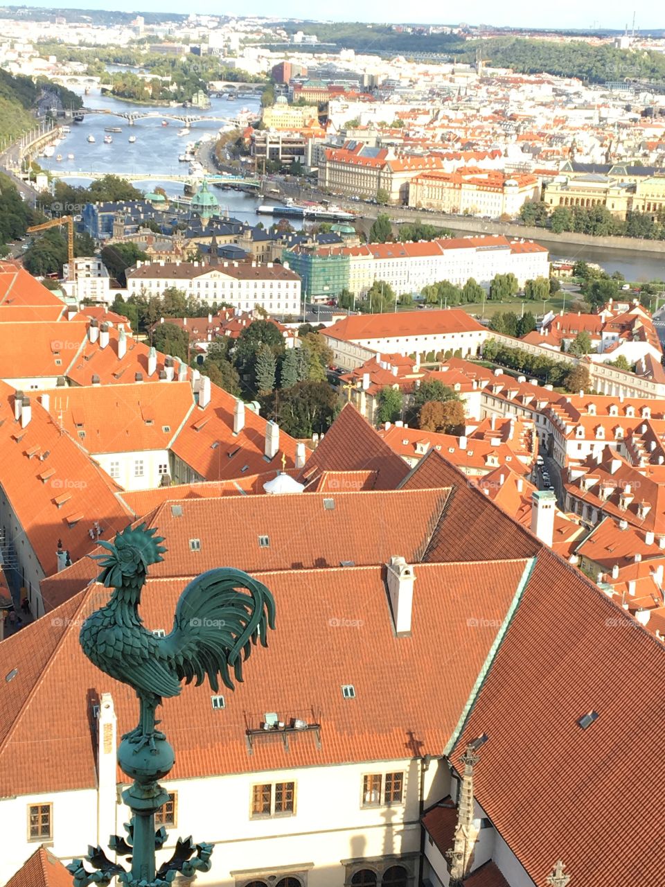 Rooftop views over Prague