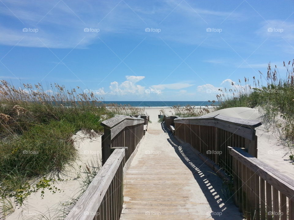 View of boardwalk