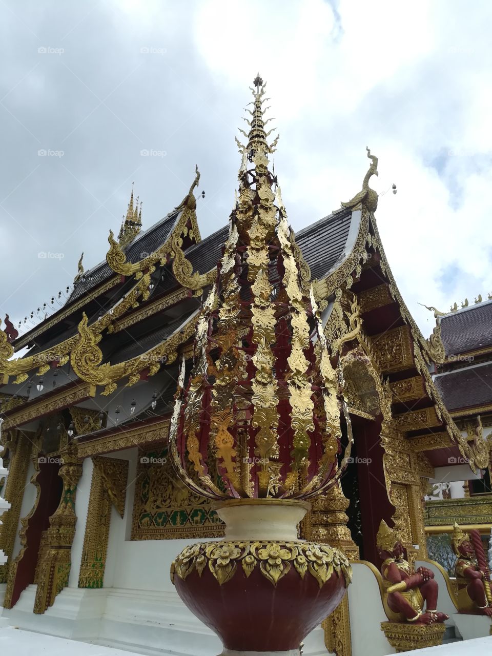 A corner in sangkaew temple