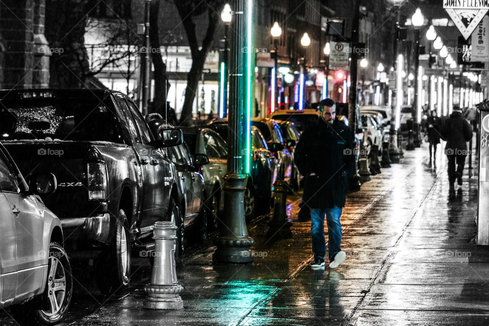 Rainy night Walk 