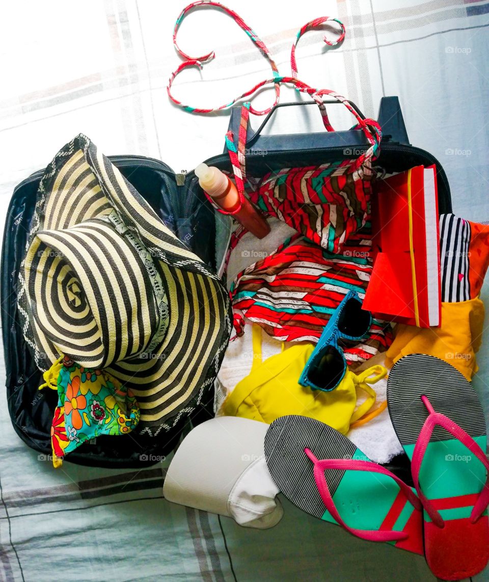 suitcase for holiday