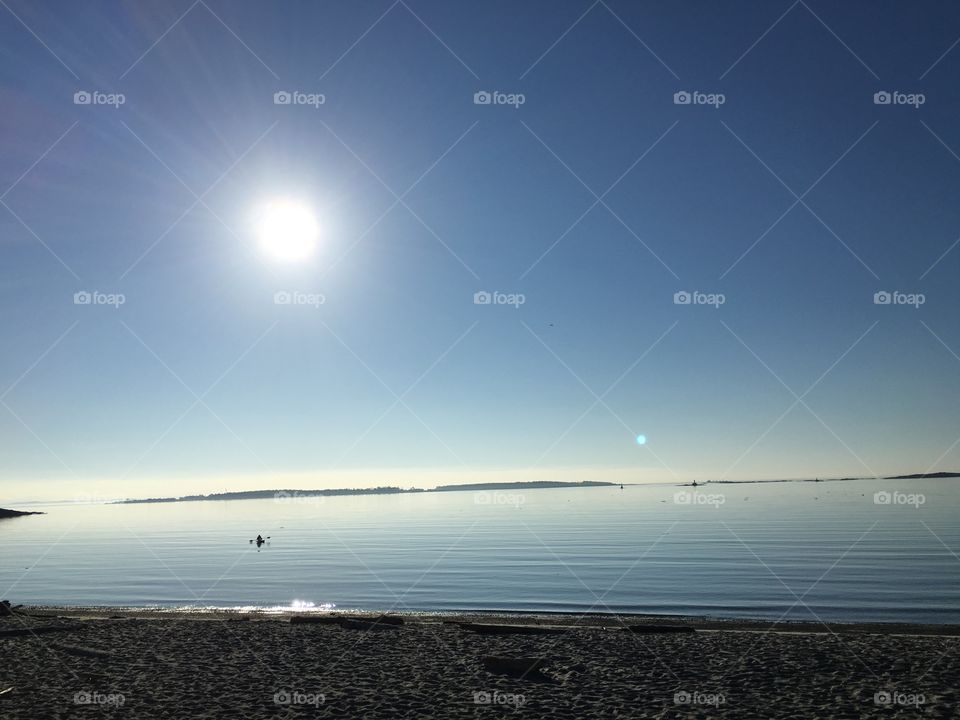 The sun rises over the Pacific on Willows Beach - it has to be another beautiful summer day 😊