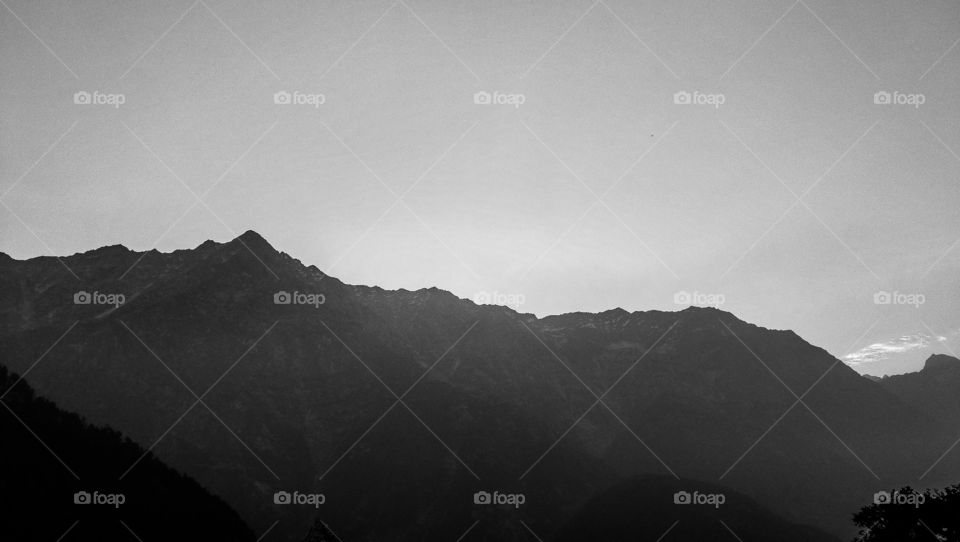 Monochrome mountains