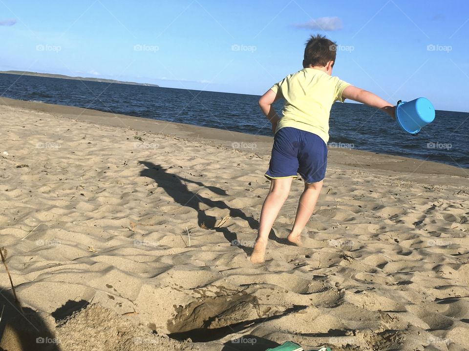 Beautiful day on the beach 