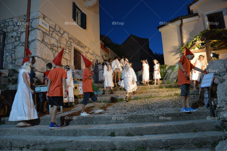Fairies on the steps