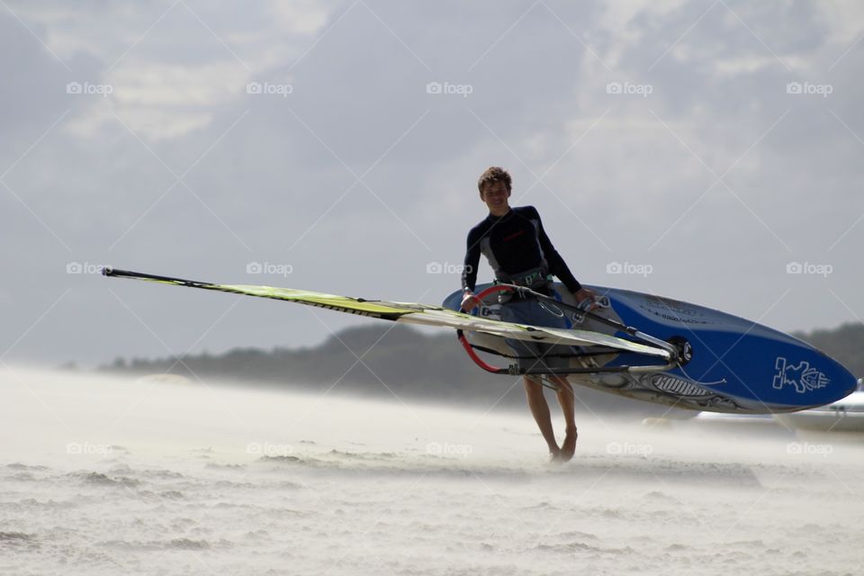 Windsurfing - Beach - Hayling Island 