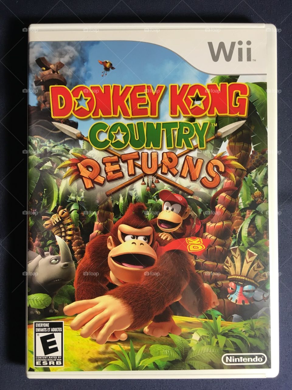 Donkey Kong Country Returns video game for the Nintendo Wii - released 2010
