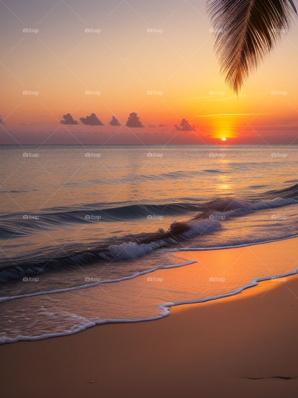 Sunset Beach Landscape