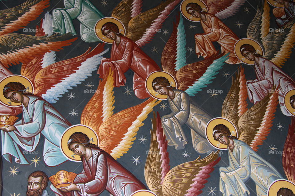 Angels from a monastery 