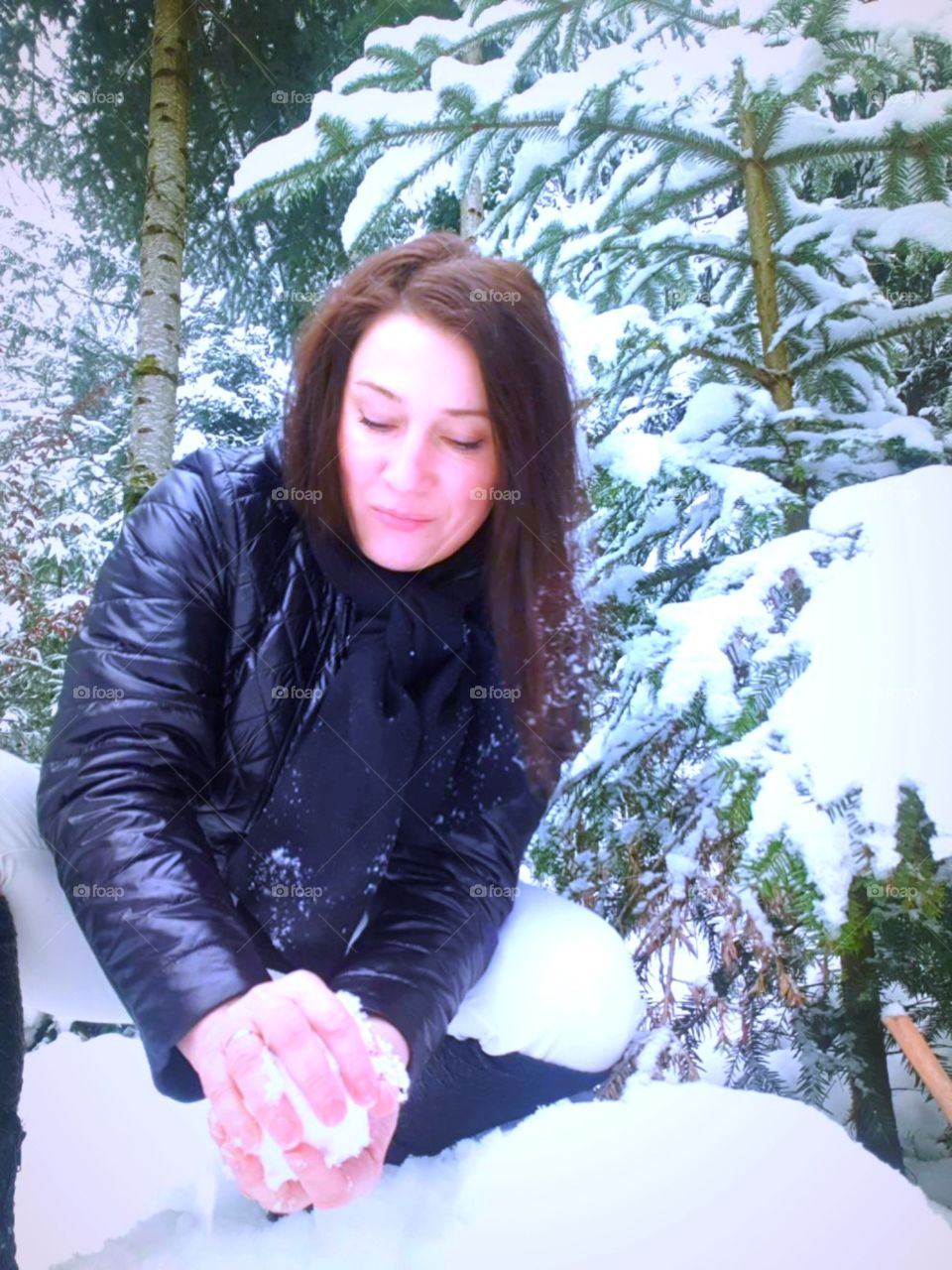 have fun with the snow