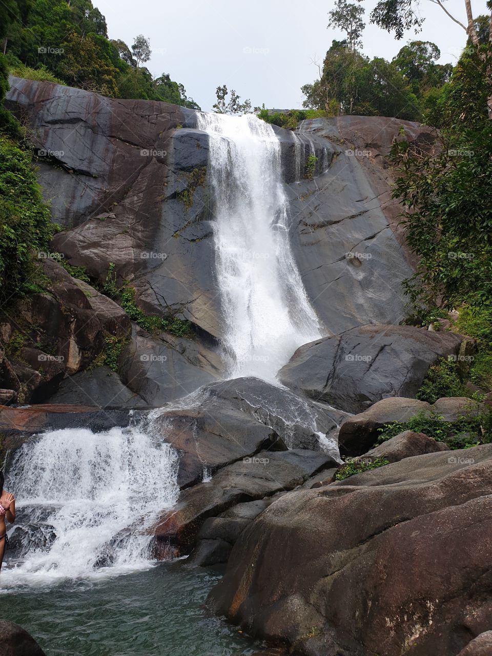 Beautiful Waterfall at Langkawi Malaysia