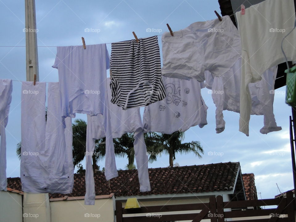 Clothesline, Laundry, Laundry Facility, Hanging, Sky