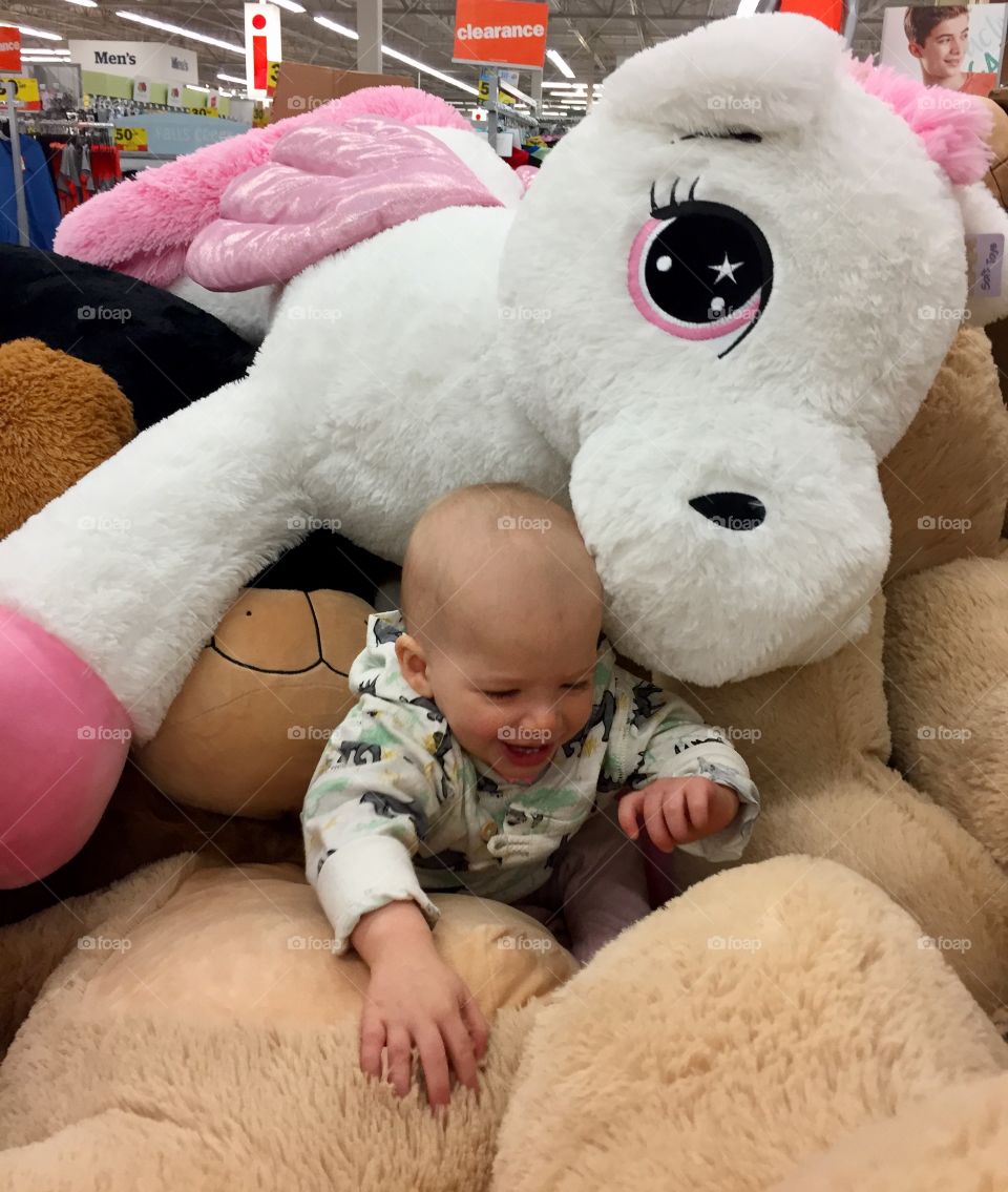 Christmas shopping with a baby 