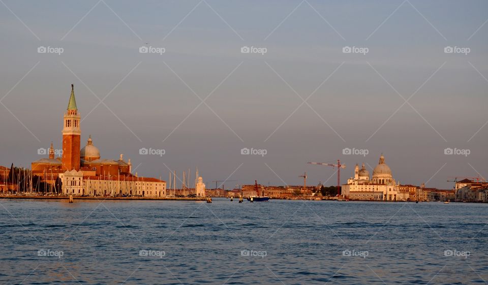 Sunset time in Venice 