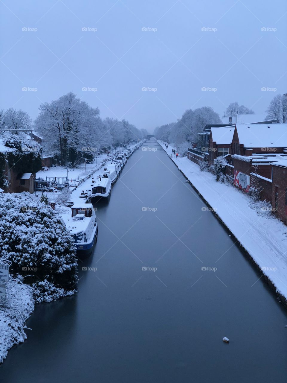 Bridgewater Canal from Sale, Cheshire (Winter)