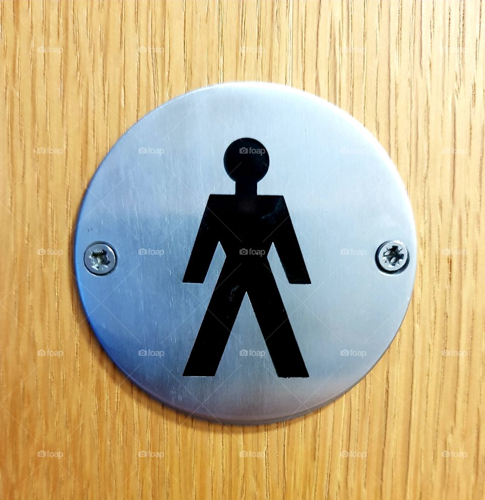 This male toilet door sign knows hes an asexual toilet door sign