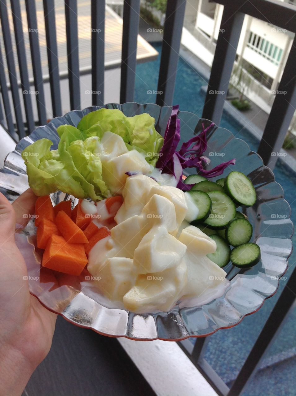 DIY Salad. Eat healthy, make your own
