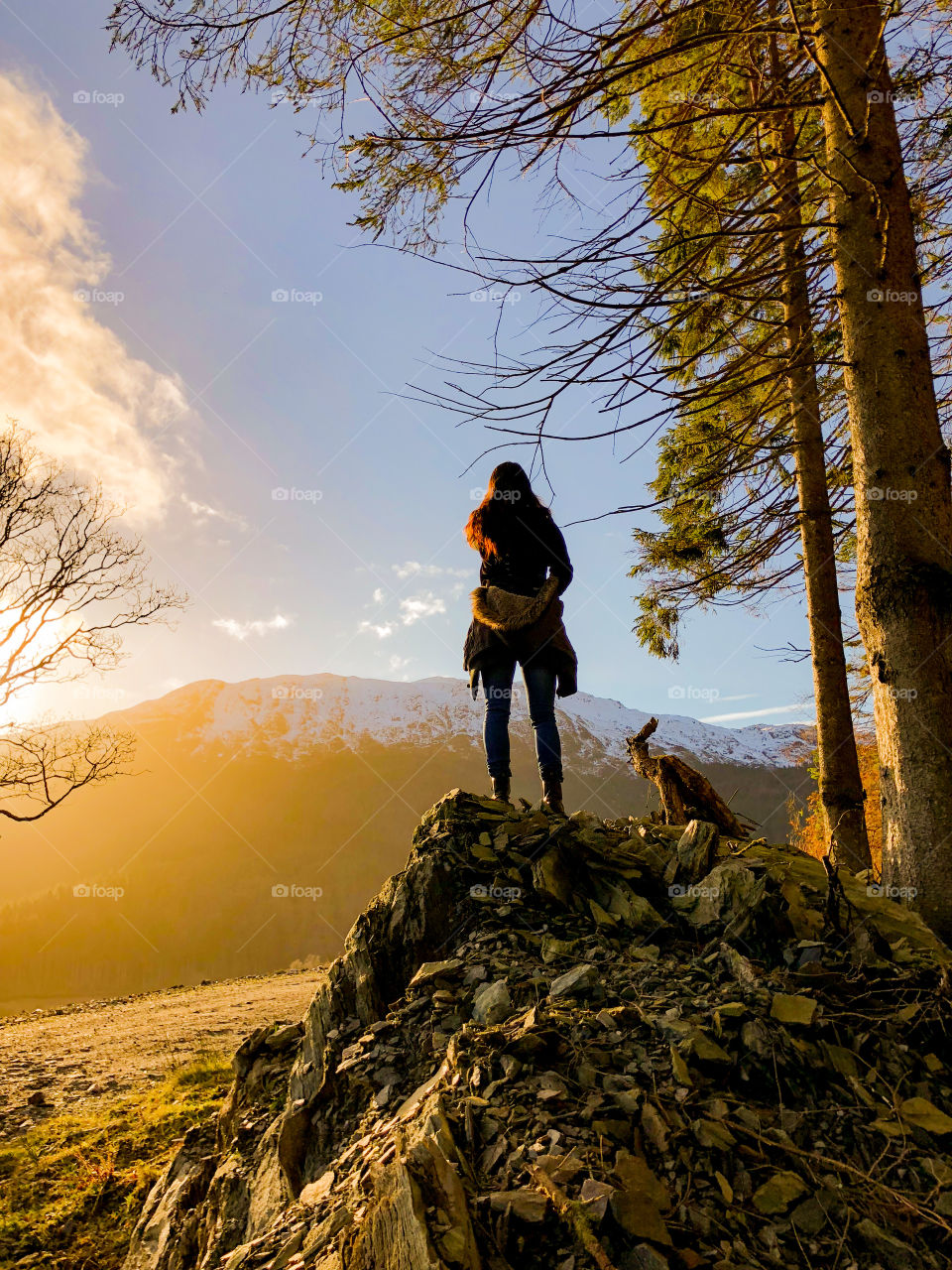 Taking in the view 