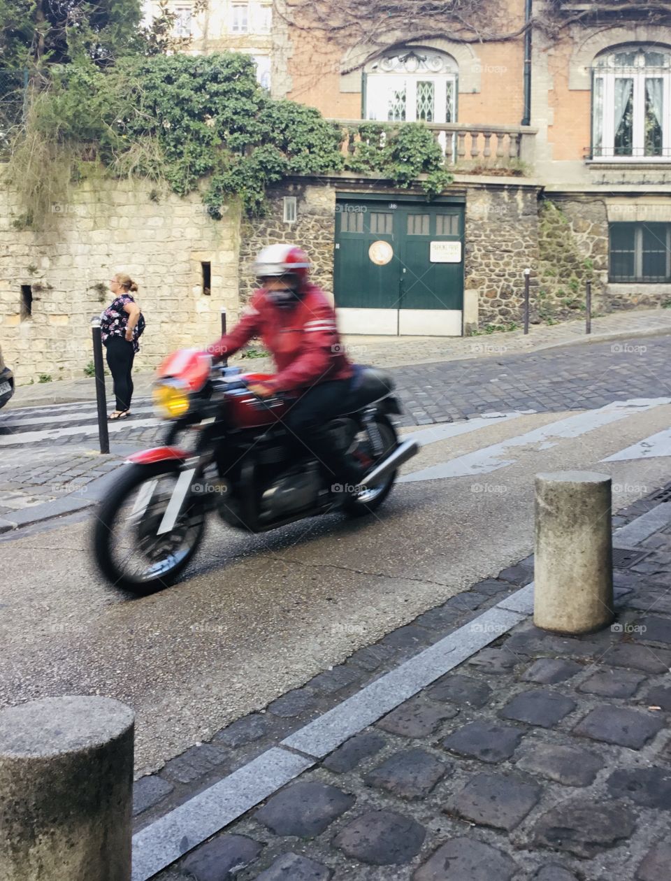 Only motorcycle In motion - For me, motion in photography is captured through longer shutter speeds which record movement, a moment, or emotion expressed through abstraction