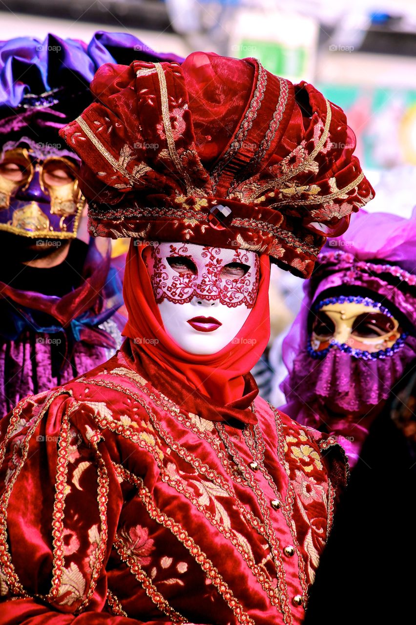 Group of people wearing costume