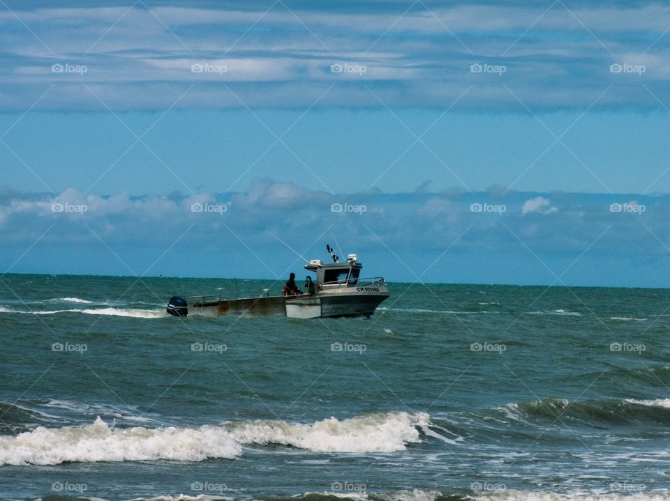 Captured this fishing boat in Normandy