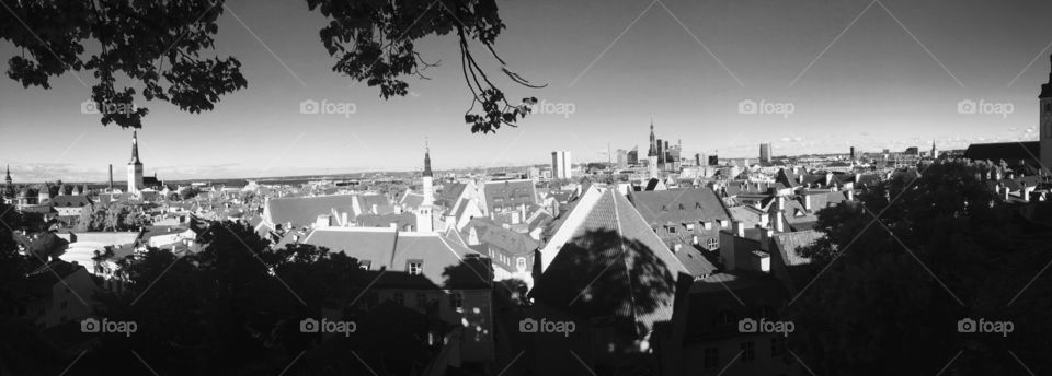 View of old city of tallinn