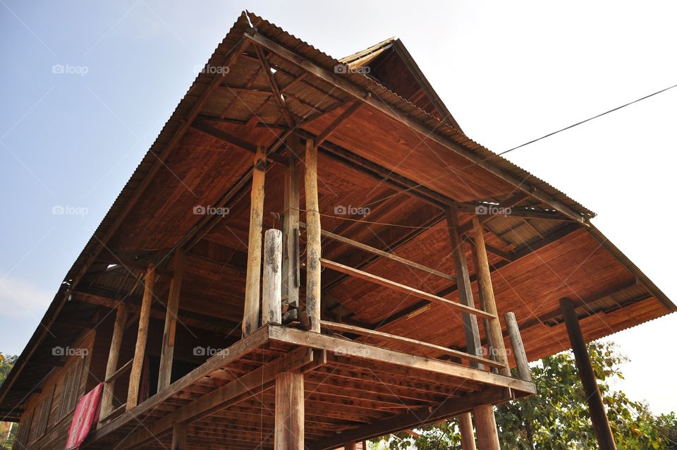 Wooden, Wood, House, Roof, Building