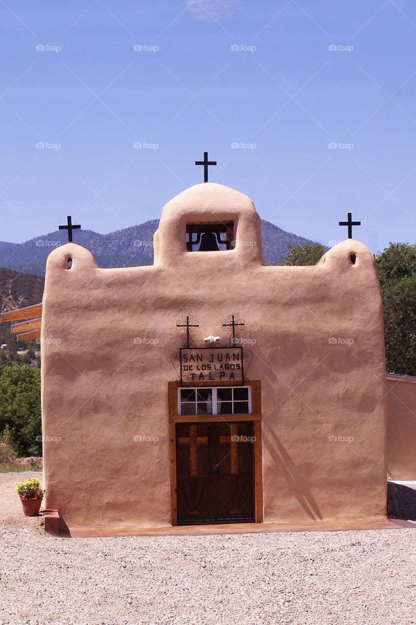 Church near Taos, New Mexico