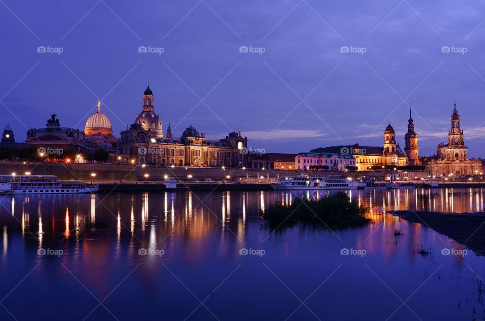 Dresden by night