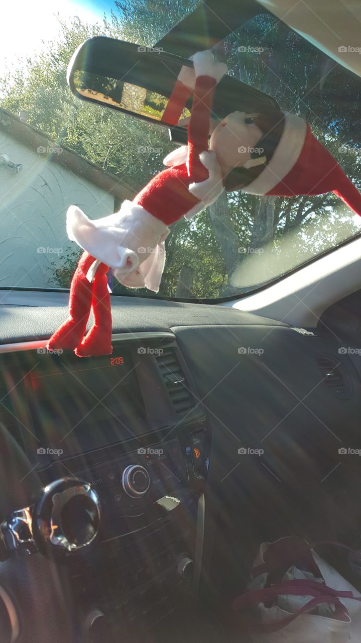 Elf on the shelf, Naughty, Car, Christmas, California,