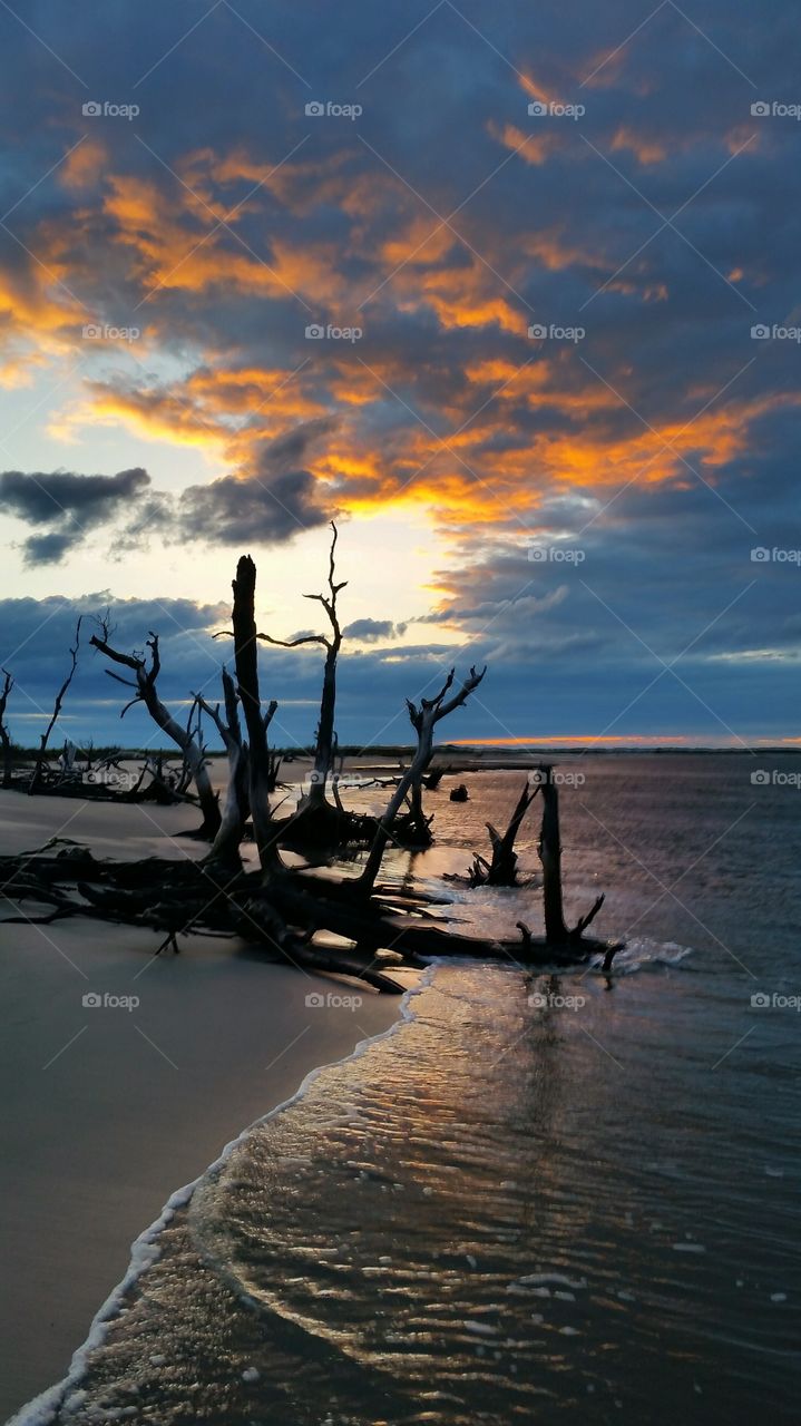 North end folly sunset