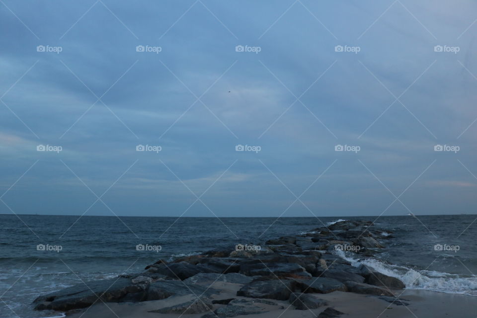 Evening at the beach