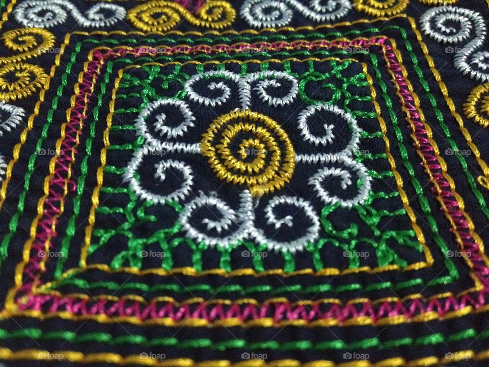 North Thailand  batique cloth.  