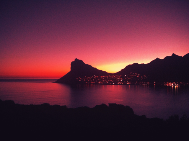 coastal road pink and orange sunset hout bay by jayjay790