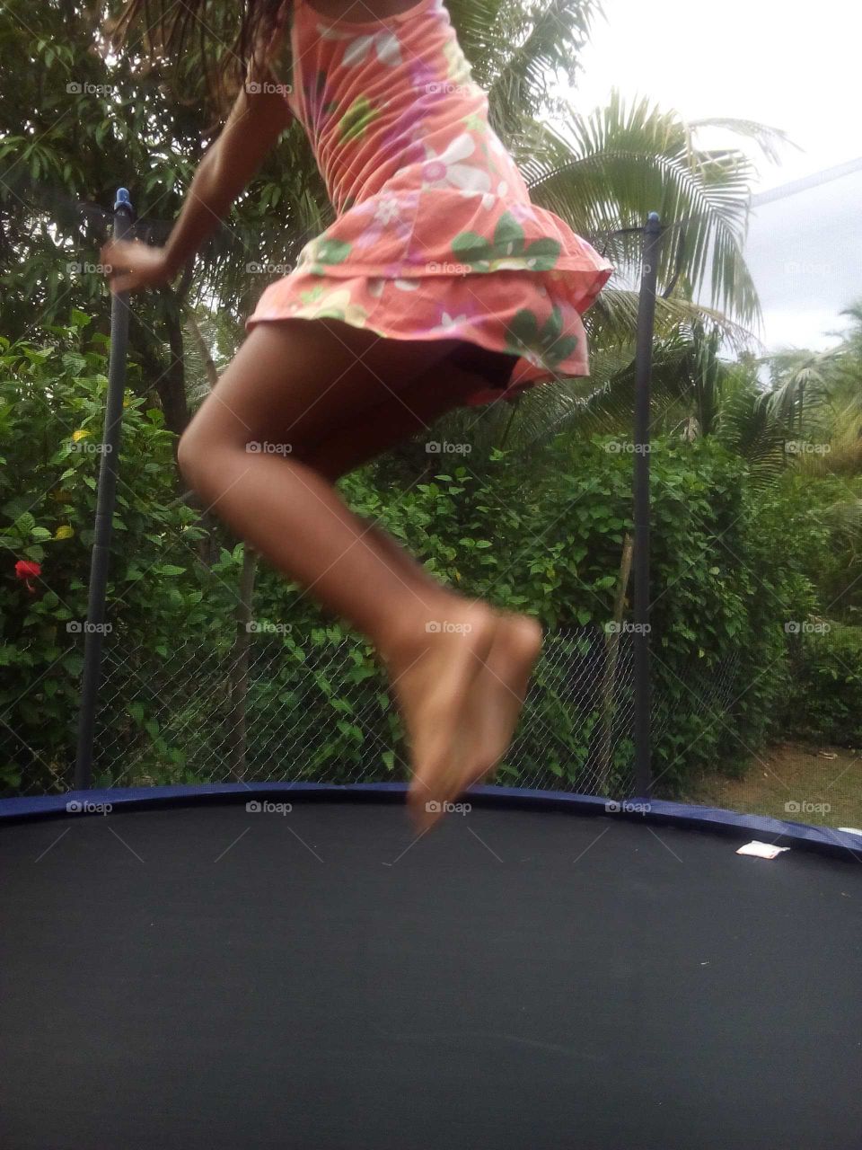 this picture is very Grace full looking at the motion of it and to see the feet of the grown