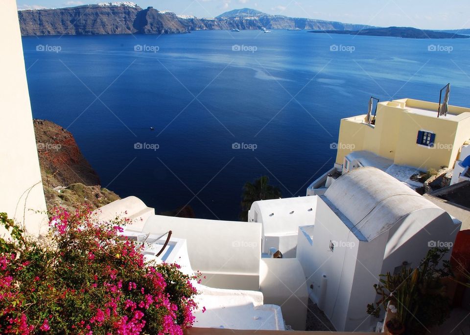 Santorini caldera