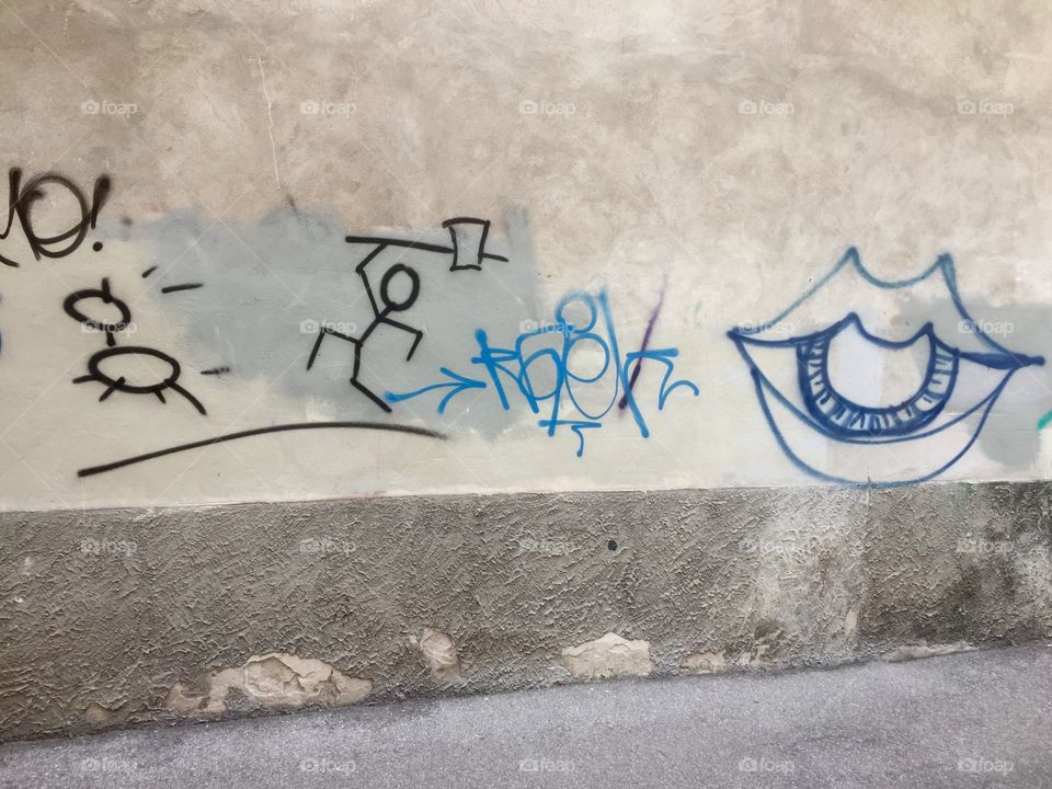 Urban graffiti in Italy 